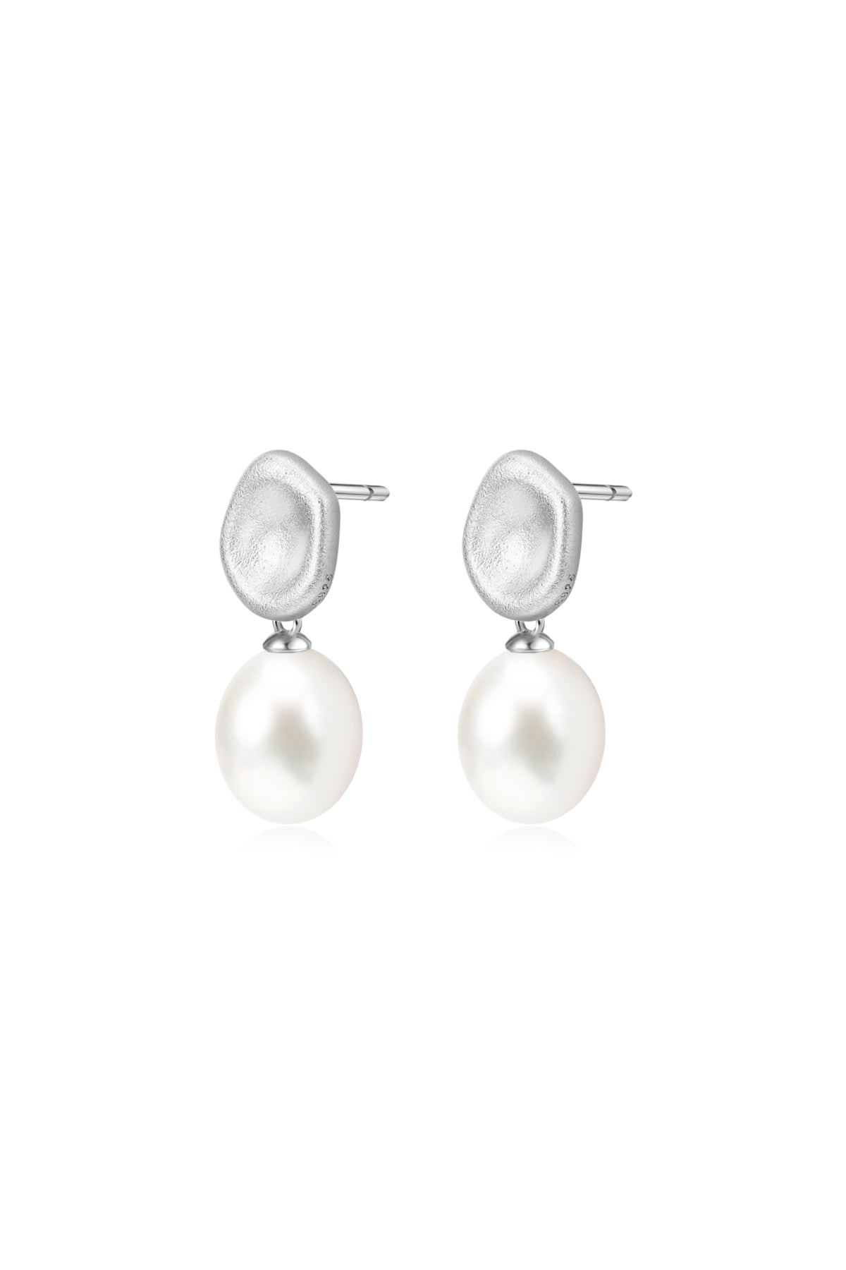 Baroque Teardrop Pearl Earrings