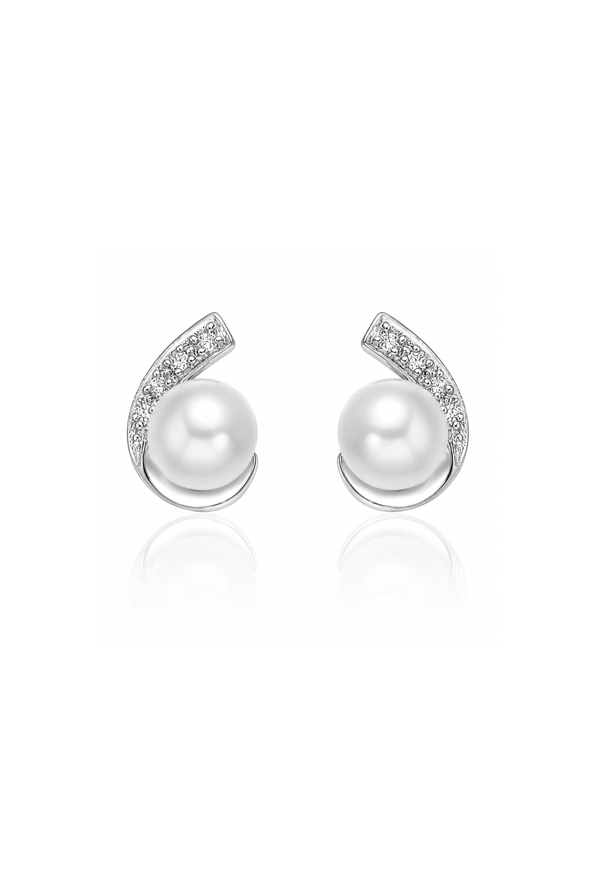 Starlight Freshwater Pearl Stud Earrings