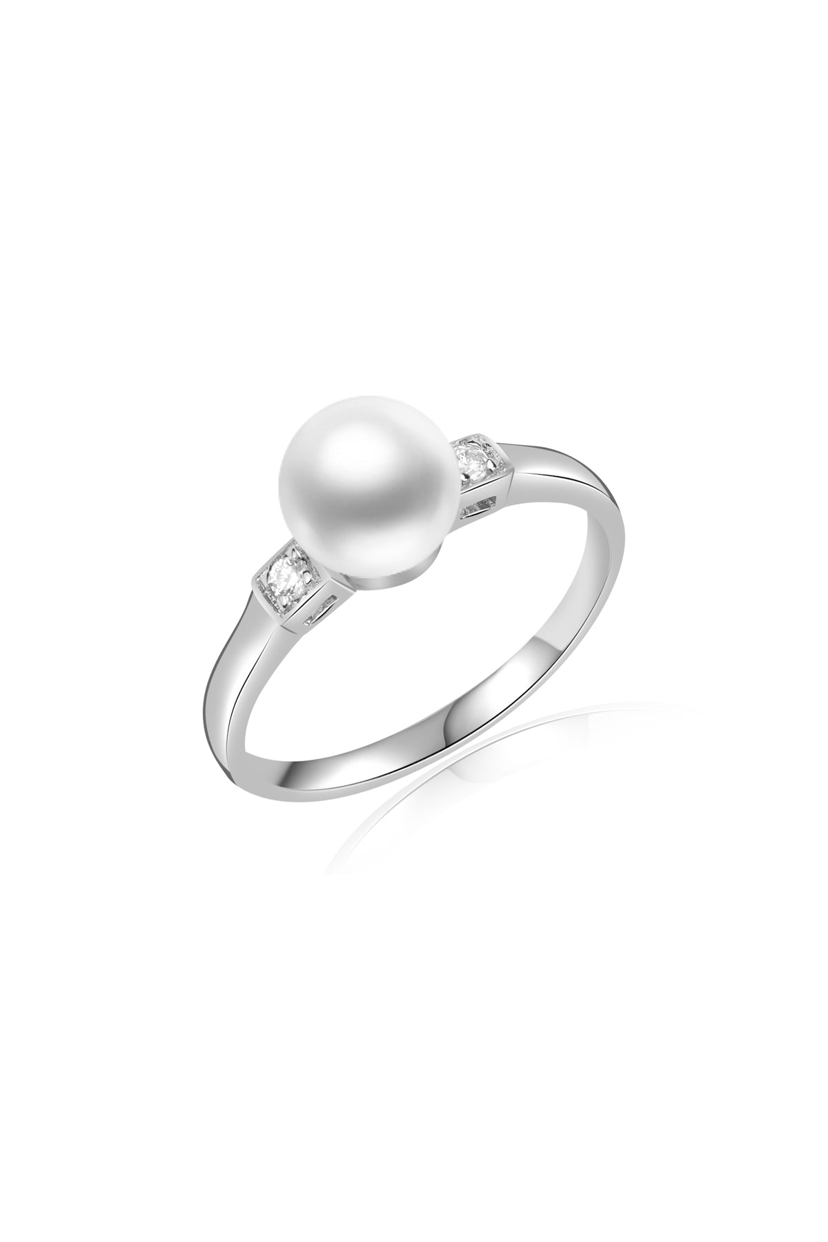 Elegant Pearl Stud Ring