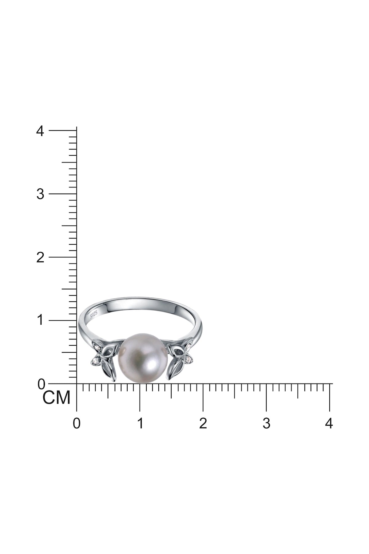 Brilliant Butterfly Pearl Ring