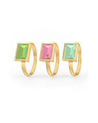 Santorini Sol Stack Rings