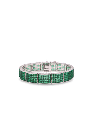 Emerald Green Forest Queen Cuff Bracelet