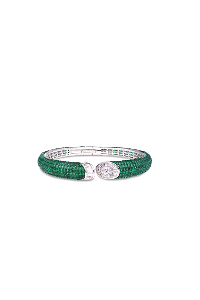 Emerald Green Twilight Enchantment Cuff Bracelet