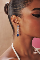 Serene Sapphire Dangler Earrings