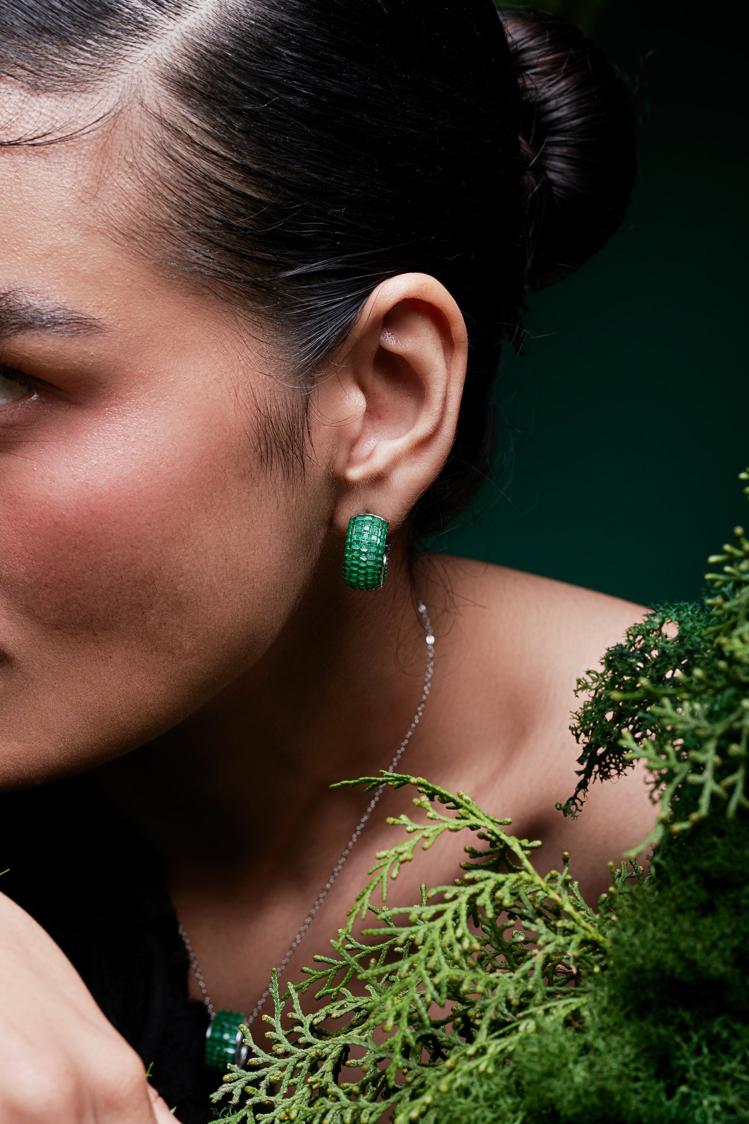 Forest Fern Studs Earrings