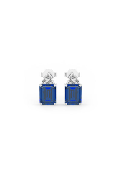 Blue Sapphire Harmony Dangler Earrings