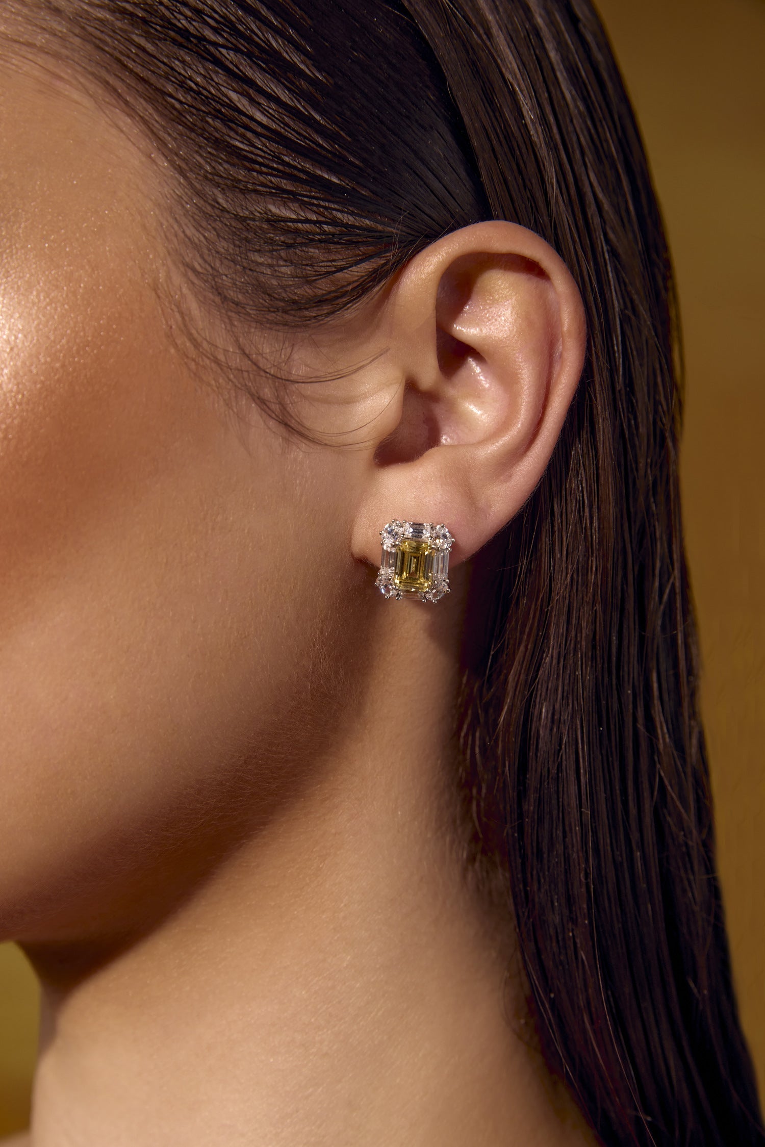 Sunshine Sparkle Stud Earrings