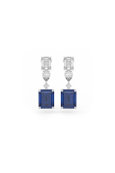 Blue Aurora Teardrop Earrings