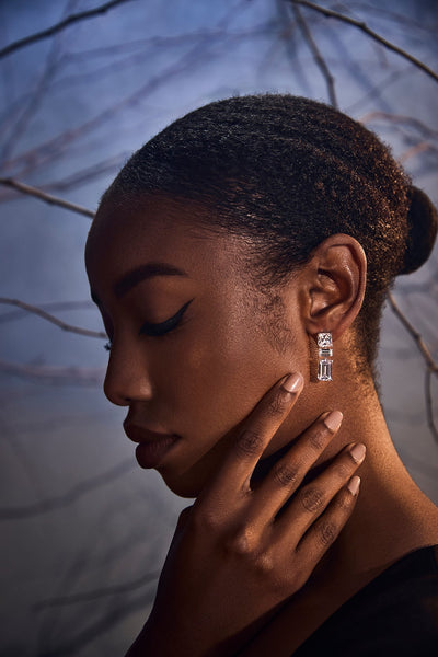 Luna Cascade Danglers Earrings