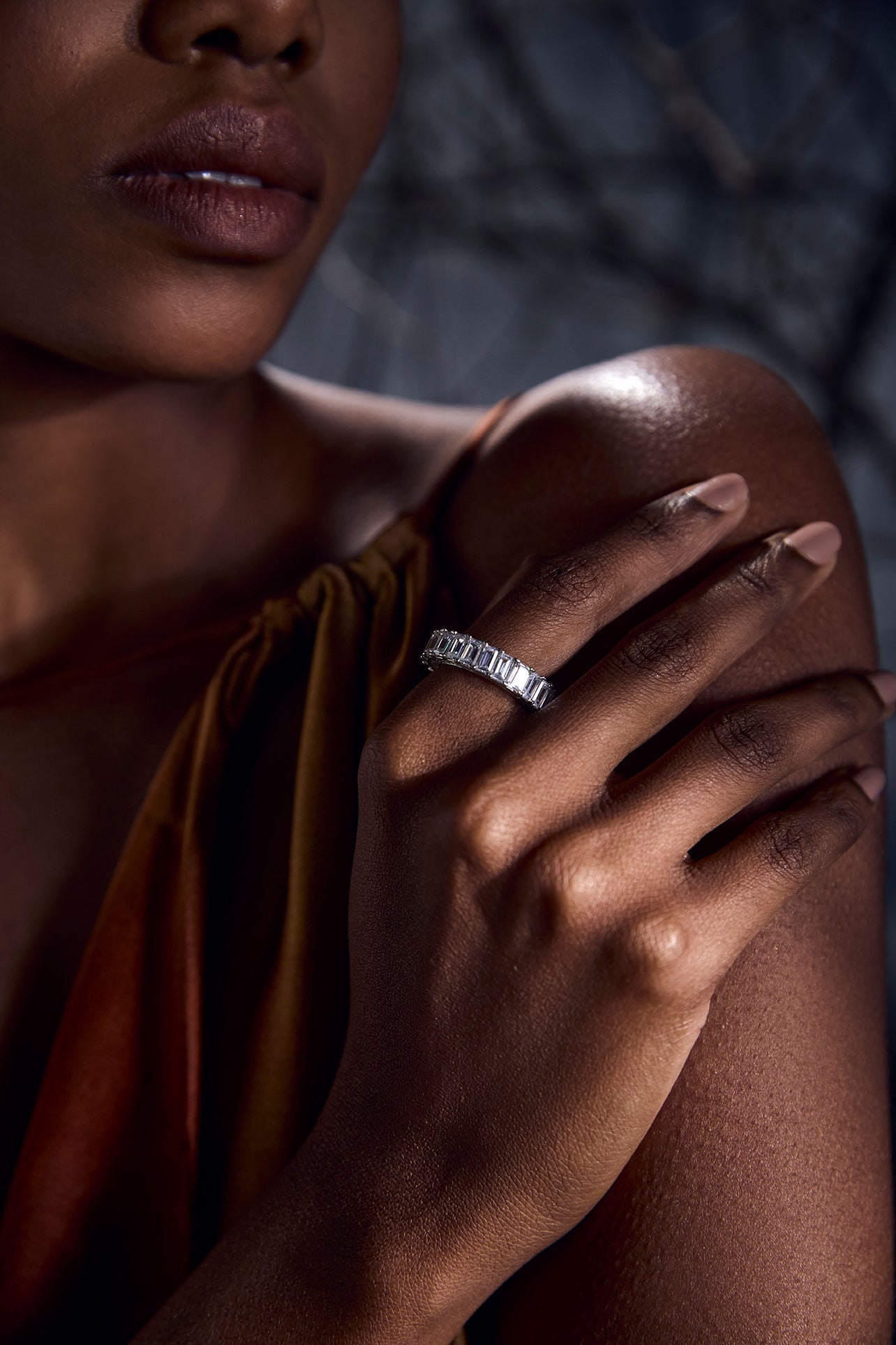 Gilded Moonshine Wedding Ring