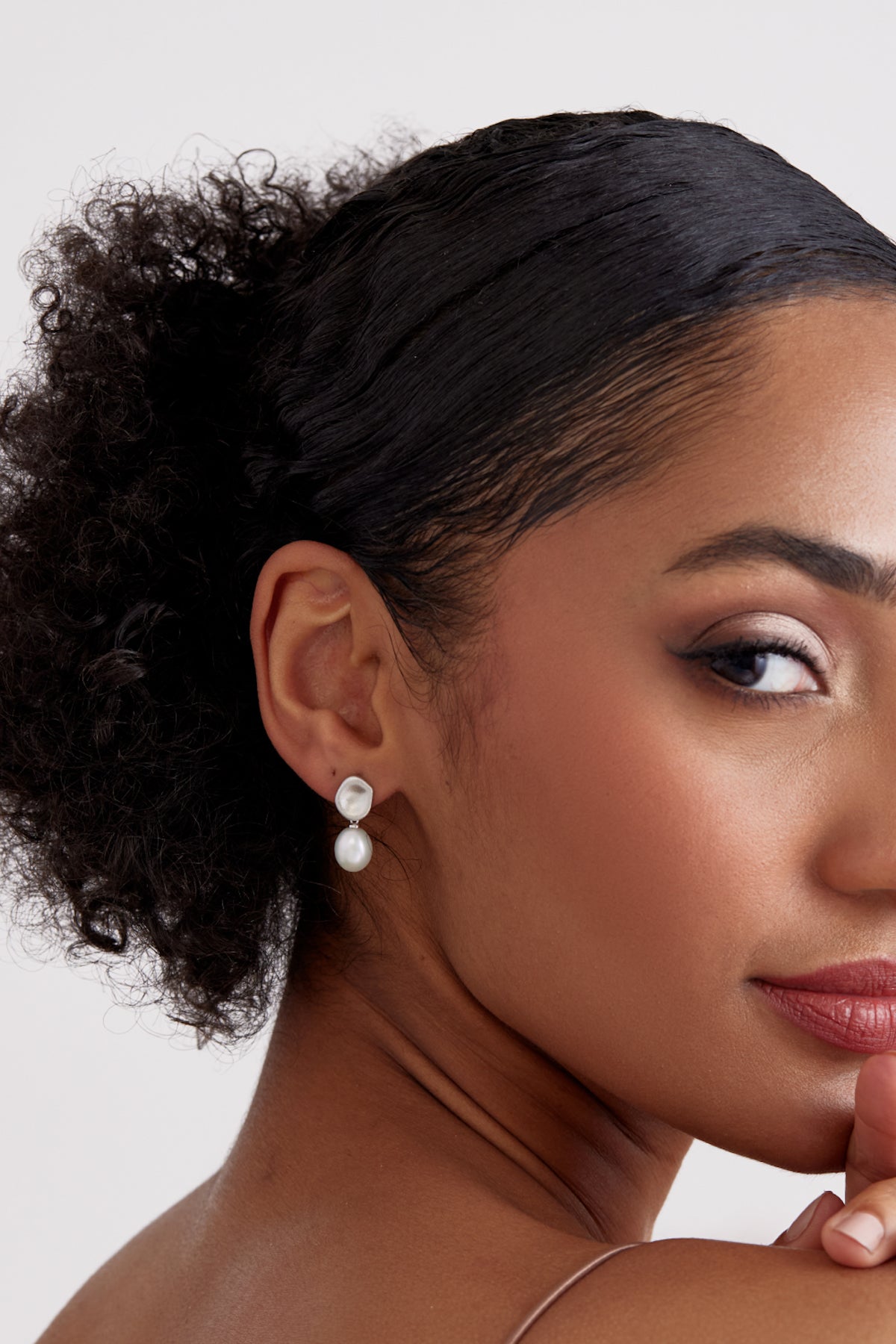 Baroque Teardrop Pearl Earrings