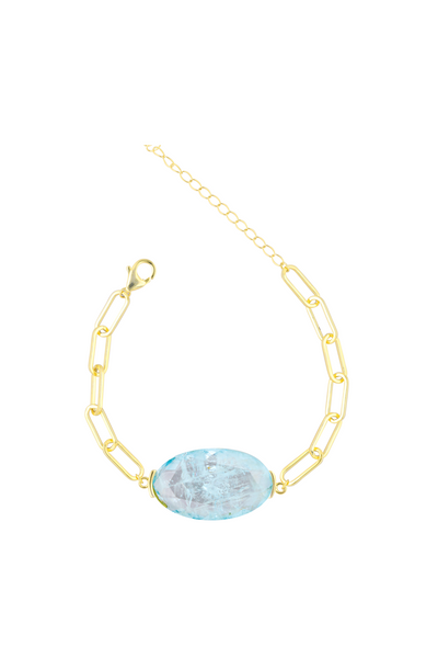 Light Blue Tranquil Radiance Tennis Bracelet