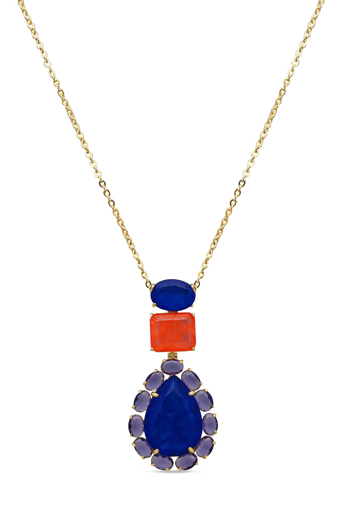 Peacock Paradise Pendant With Chain