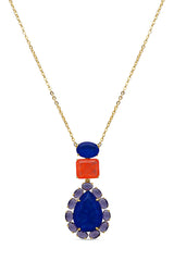 Peacock Paradise Pendant With Chain